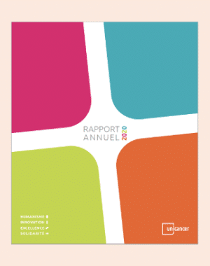 Cover Rapport d'activité Groupe Unicancer - 2020