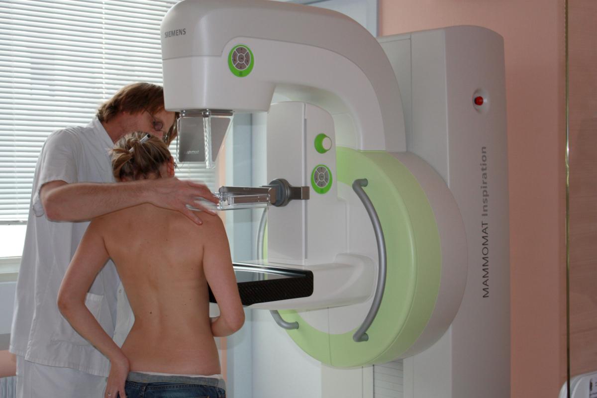 Mammographie à l'Institut de cancérologie de Lorraine. Crédit: service com de l'ICL